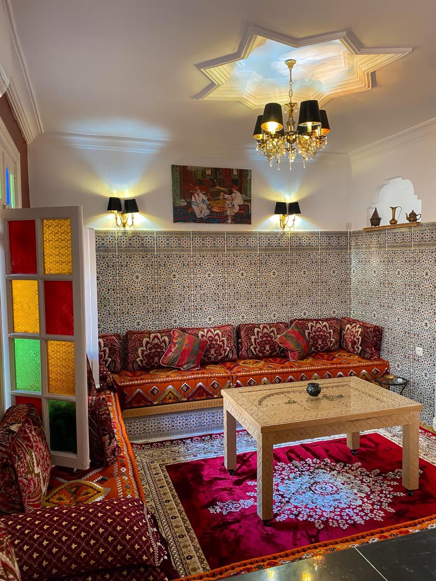 Dar Lghzal Special Offer In Rabat Winner Of Guest Experience 2025 Awards Traditional Sahrawi And Berber Privative Villa With Swimming Pool Jacuzzi Sea View And On Site Restaurant Ideal For Family And Groups In Rabat'S Center No Car Required エクステリア 写真