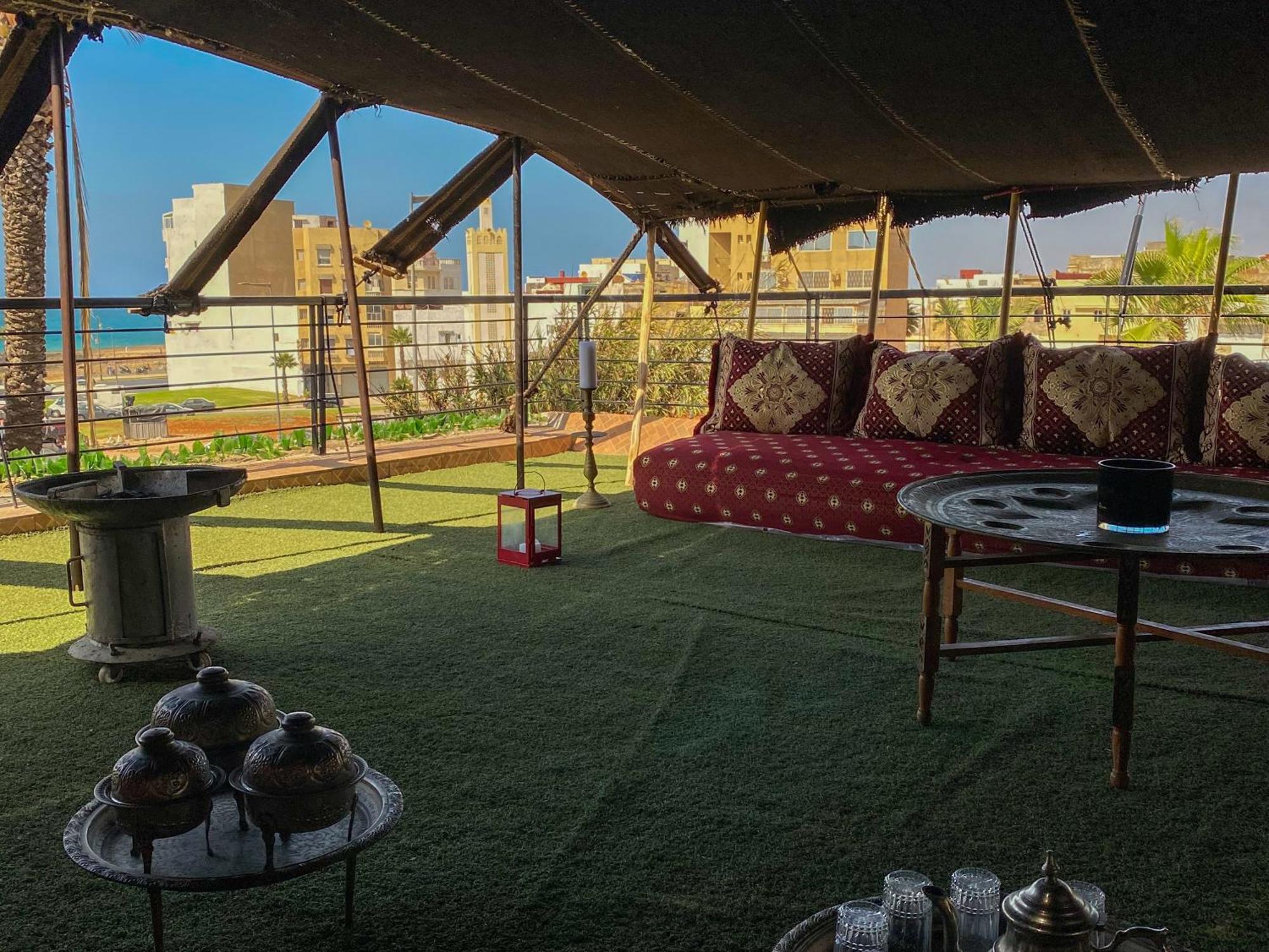 Dar Lghzal Special Offer In Rabat Winner Of Guest Experience 2025 Awards Traditional Sahrawi And Berber Privative Villa With Swimming Pool Jacuzzi Sea View And On Site Restaurant Ideal For Family And Groups In Rabat'S Center No Car Required エクステリア 写真